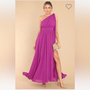 Goddess Behavior Berry Maxi Dress